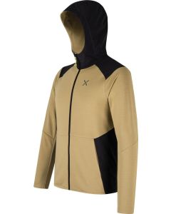 MONTURA - Maglia Timeless Mix Hooded Regular Fit full zip con cappuccio 