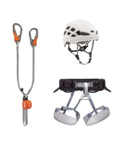 PETZL - Kit Via Ferrata Eashook completo casco imbrago longe 