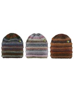 E9 - Cappello Melbis in lana lavorazione maglia grossa interno pile