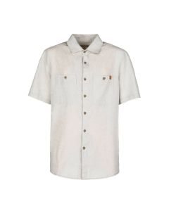 E9-Camicia Kiwi manica corta in Lino 