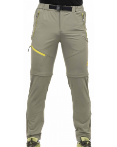 ALPENPLUS - Pantalone Outdoor Zip Off uomo per trekking e viaggi 