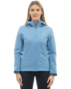 ALPENPLUS - Giacca Rain donna leggera antivento impermeabile trekking alpinismo 