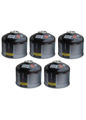 + PROVIDUS - Kit viaggio Bombola attacco a vite gas 220gr - 5 bombole