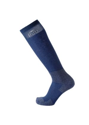 MICO - Calzetto alto per trekking - Blu scuro