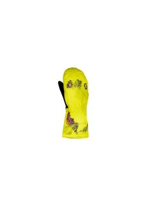 SCOTT - Guanto moffola per bambino zip sul lato Mitten Tot JR Ultimate - Giallo
