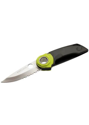 EDELRID - Coltello Rope Tooth Knife in accio inox moschettonabile