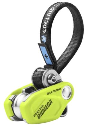 EDELRID - Dispositivo Ohmega di frentata per chi assicura 