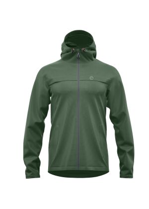 RED ELK - Giacca anti vento e acqua leggera e compatta Agua - Verde