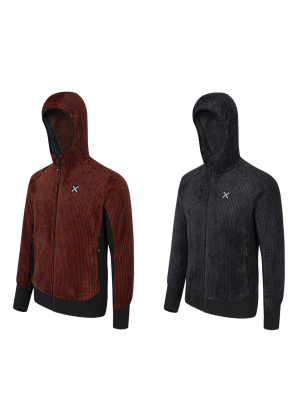 MONTURA - Pile uomo full zip con cappuccio polartec Remix Fleece