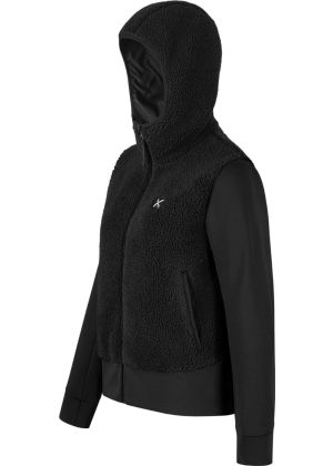 MONTURA - Jacket Sherpa Mix full zip con cappuccio 