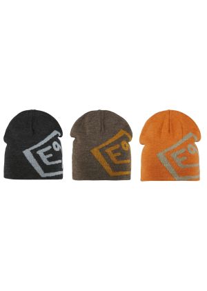 E9 - Cappello E9 T in lana double face con logo