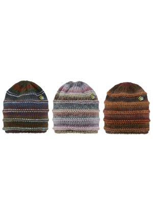 E9 - Cappello Melbis in lana lavorazione maglia grossa interno pile