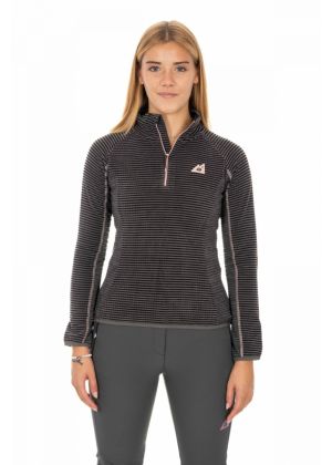 ALPENPLUS - Maglia Mid layer donna mezza zip