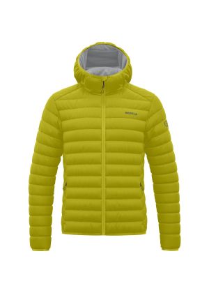 REDELK - Piumino con cappuccio uomo light down Mir - Giallo