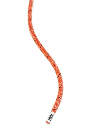 PETZL - Corda Push + 9mm semi statica per speleologia e torrentismo - 200 mt - Arancio