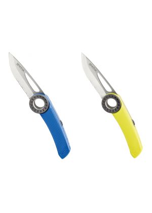PETZL - Coltello Spatha serra manico moschettonabile in acciaio inox