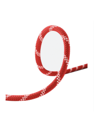 EDELRID - Corda semi statica Static Low Stretch 10.5 mm Snow - Rosso - al mt