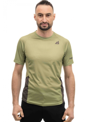 ALPENPLUS - T-Shirt BI Color uomo trekking corsa 
