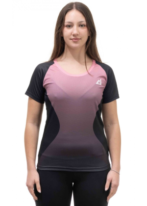 ALPENPLUS - T-Shirt Bi Color donna per trekking corsa