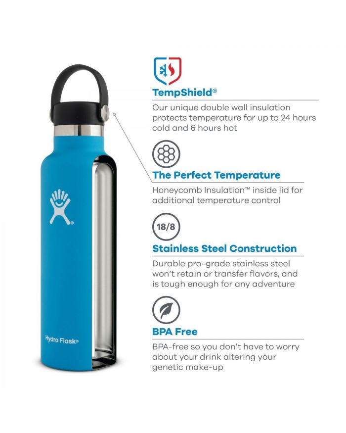 HYDRO FLASK - Borraccia termica in acciaio Inox 0,5 litri 18 oz