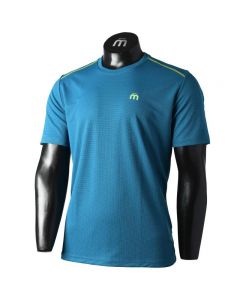 MICO - T-Shirt uomo girocollo Dry Clim Mid Layer Outer Wear - Petrolio