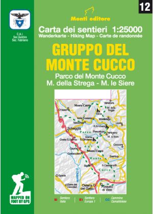 MONTI EDITORE - Cartina 1:25000 Monte Cucco