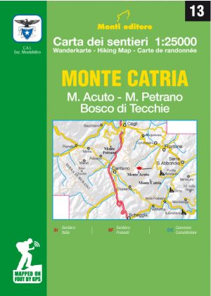 MONTI EDITORE - Cartina 1:25000 Monte Catria
