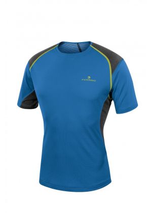 FERRINO - T-Shirt uomo manica corta trekking Ollomont - Blu
