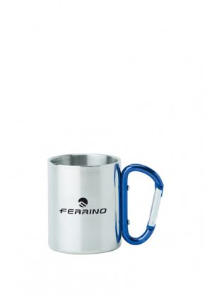 FERRINO - Tazza acciaio inox con moschettone Cup