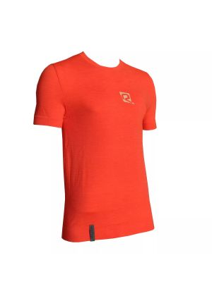 RIDAY - T-Shirt uomo manica corta lana merino Wooltech RDY - Arancio - tg. 4