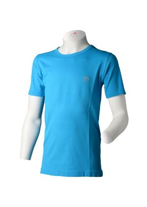 MICO - T-Shirt bambino giro collo per trekking Azzurro