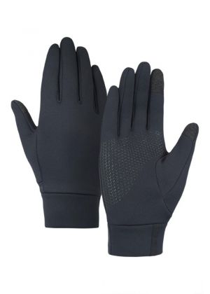 MONTURA - Guanto con dito touch e grip Confort Glove - Nero