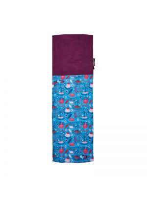 4FUN - Scalda collo scarf 8 in 1 in Polartec e Micro fibra per bambini - colore Paradise Blue