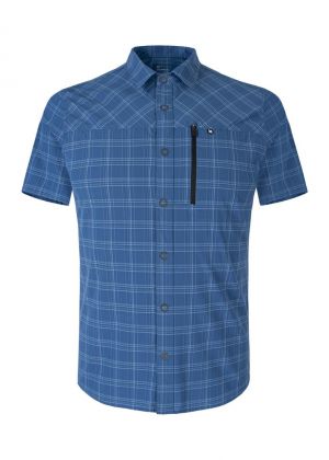 MONTURA - Camicia uomo manica corta leggera Adventure 2 Shirt - Deep Blu