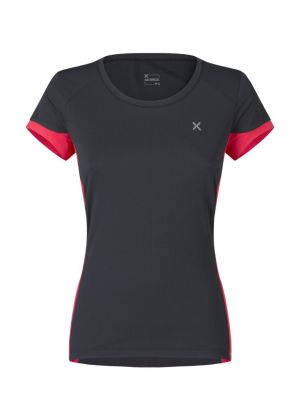MONTURA - T-Shirt donna manica corta girocollo Delta - nero