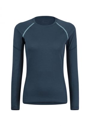 MONTURA - T-Shirt donna manica lunga intimo Merino Concept - Blu Cenere