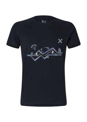 MONTURA - T-Shirt uomo manica corta cotone Sporty 2 - Blu notte