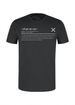 MONTURA - T-Shirt uomo in cotone girocollo Alpinist - Ardesia 