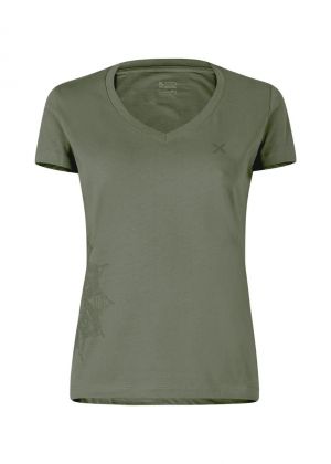 MONTURA - T-Shirt donna manica corta in cotone Tali - Verde