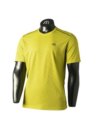 MICO - T-Shirt uomo girocollo Dry Clim Mid Layer Outer Wear - Lemon Grass