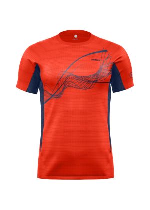 REDELK - T-Shirt uomo girocollo trekking corsa INGO 3 - Arancio