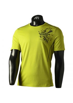 MICO - T-Shirt uomo girocollo trekking e corsa Outdoor Extra Dray - Lemon grass