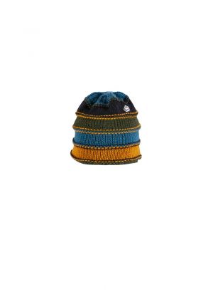 E9 - Cappello lana maglia grossa interno pile Varbis - Musk