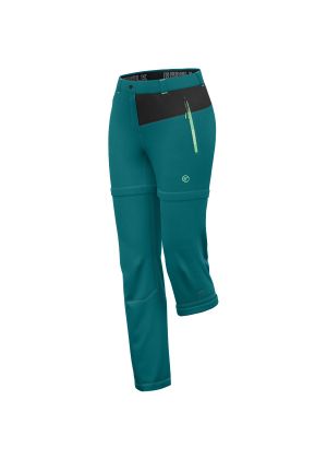 REDELK - Pantalone donna lungo convertibile Rania-DP - Verde 