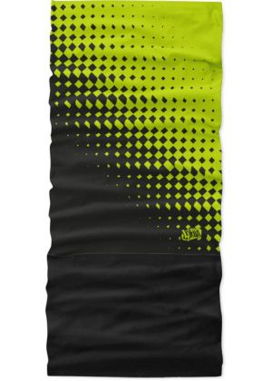 4FUN - Scalda collo scarf 8 in 1 in Polartec e Micro fibra - Romb Green
