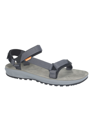 LIZARD - Sandalo plantare in pelle ergonomico Super Hike - Black dark grey