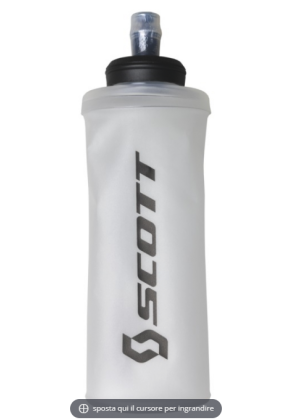 SCOTT - Borraccia Soft Bottle Ultra Flas clear 500 ml Hydrapak