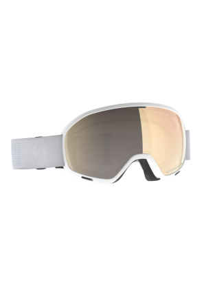 SCOTT - Maschera per sci e snowboard per portatori di occhiali cat. S1-3 light sensitive Unlimited II OTG LS - Bianco