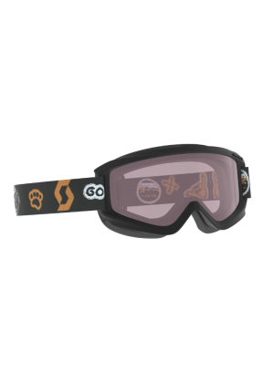 SCOTT - Maschera per sci e snowboard per bambini cat. S2 enhancer SCO Goggle JR Agent - Nero