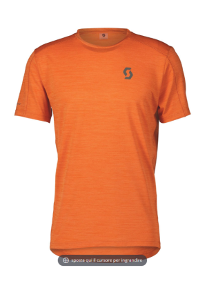 SCOTT - T-Shirt manica corta trekking e corsa Endurance LT SS - Arancio